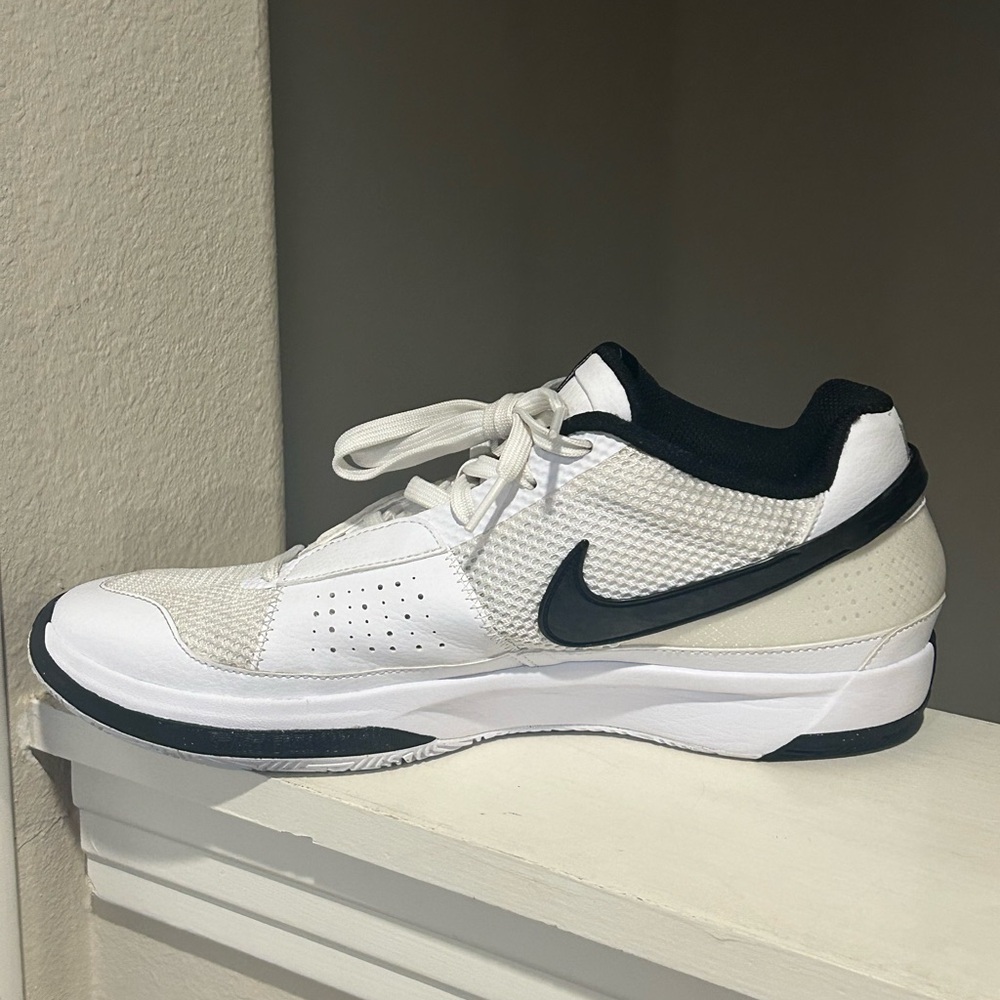 Nike Ja 1 TB Low Mens Basketball Shoes White FV1303-100 VNDS Sz 11 Worn Once - Picture 3 of 9